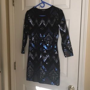 Beautiful form fitting sequined dress